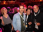 Shirley und Otto Retzer mit Sohn (mi.) 2. Winterspielzeit 2019 (©Foto: Martin Schmitz